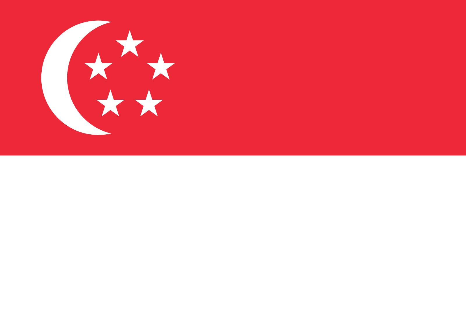 Bandera De Singapur | Banderas-mundo.es